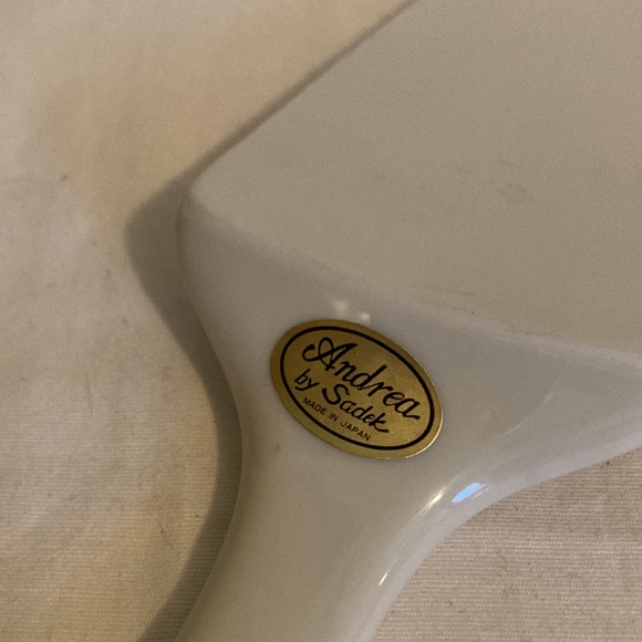 Andrea By Sadek Partridge in a Pear Tree Cake Plate & Server 1991 Japan - Picture 5 of 9